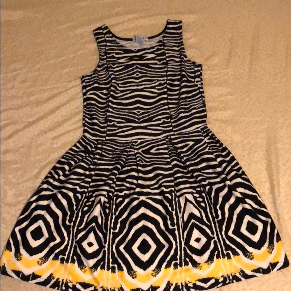 Connection 18 Zebra Print Party Dress